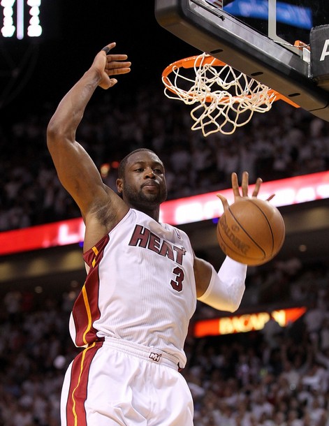 dwyane wade dunking on someone. Dwyane Wade#39;s Classless Dunk