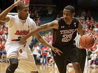 Short-Handed Temple Wins Easily Over Dayton,  75-63