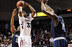 Randall Leads Temple As They Outshoot Rhode Island 80 to 67