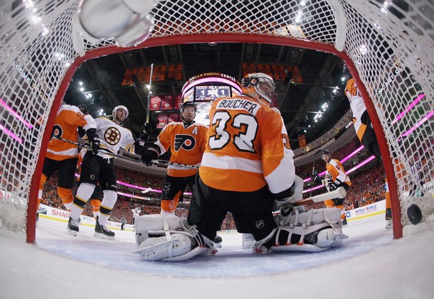 Flyers Railroaded 7-3 in Disappointing Game One
