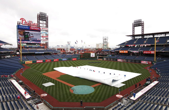 Tarp Is Off The Field And Here’s The Phils Opening Day Lineup