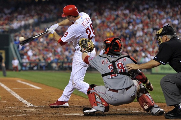 Chase Utley Returns With 0-5, But Phillies Bats Explode