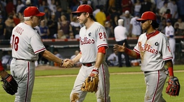 Phillies Frustrate Dempster Early, Cruise To 9-1 Victory