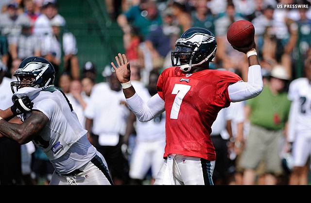 Despite All The Additions This Training Camp Was All About Michael Vick