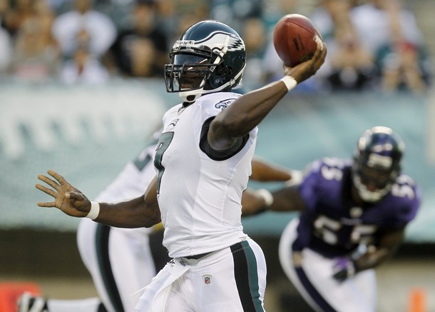 Vick Looks Sharp, While Leading Eagles To 13-6 Victory