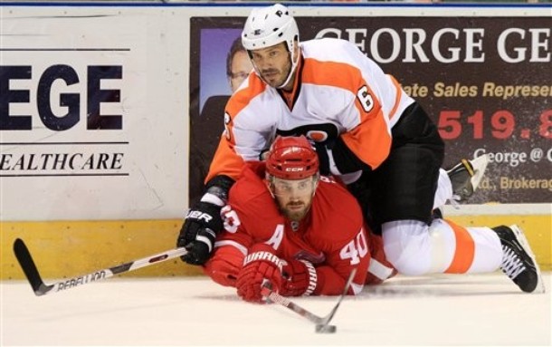 Flyers Clip Red Wings 3-1 in Fourth Preseason Game