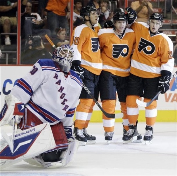 Flyers Edge Rangers 5-3 in Winter Classic Showcase