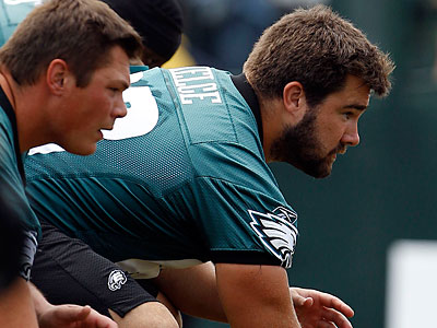 Right Now, 6th Round Pick Jason Kelce Is Ahead Of 1st Round Pick Danny Watkins