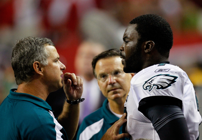 In Ironic Fashion, Vick Suffers A Concussion While In The Pocket