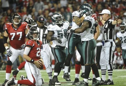 Birds Pass Rush Pummels Ryan, But Not When It Was Needed Most