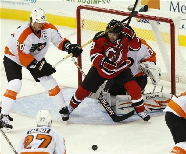 Flyers Ruin Devils Home Opener with 3-0 Shutout