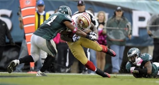 Eagles Defense Crumbles:  First Niners Drive Of The Second Half