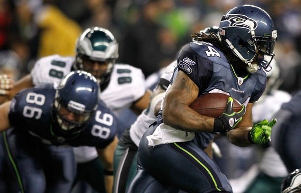 Close Up On Marshawn Lynch’s 15-Yard Run:  Eagles “D” Quit On The Play