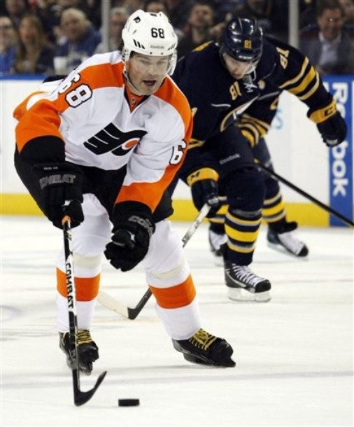 Flyers Bail Out Bryzgalov in 5-4 OT Win Against Sabres