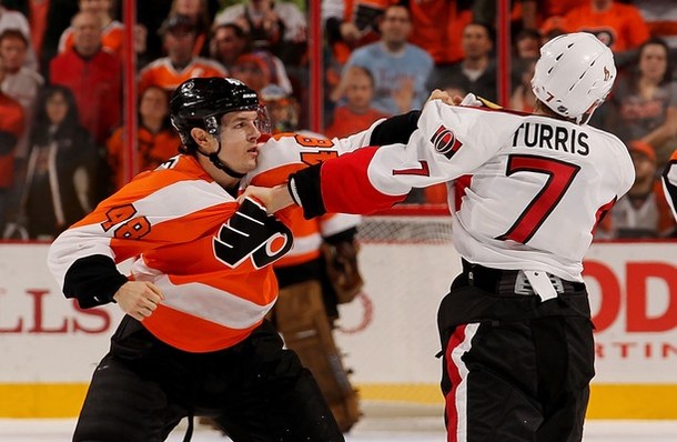 Briere, Bryzgalov Carry Flyers to 3-2 Overtime Thriller Against Senators