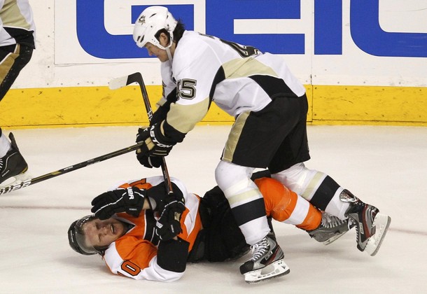 NHL, Flyers Reactions to Dirty Hits a Mixed Bag