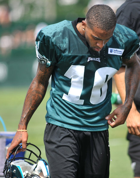 DeSean Jackson Throws Up During Eagles Practice