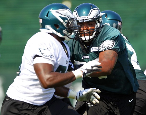 Brandon Graham and Demetress Bell Stand Out In One-On-One Drills