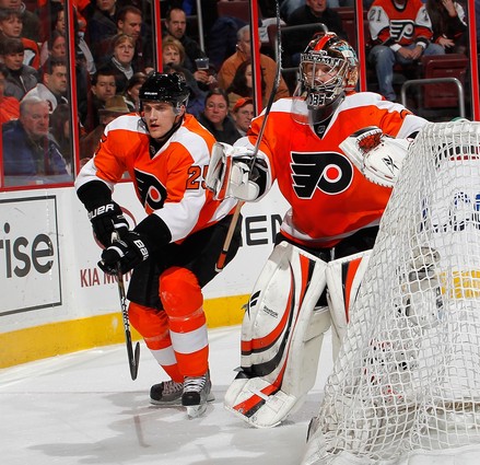 Parise, Suter and Carle Off the Boards While Flyers Tread Water