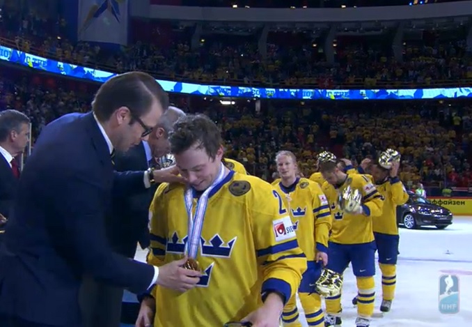 Gustafsson, Sweden Take Gold at World Championships