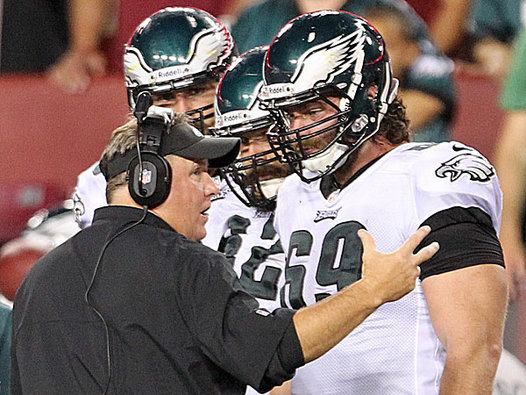 Chip Kelly:  “I felt like it (pace of the plays) was slow”