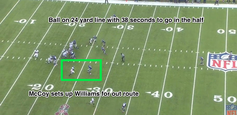 Nick Foles Throws DeSean Jackson Open Just Before Halftime