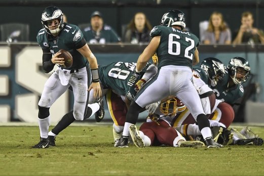 Video:  Carson Wentz Magically Avoids A Sack