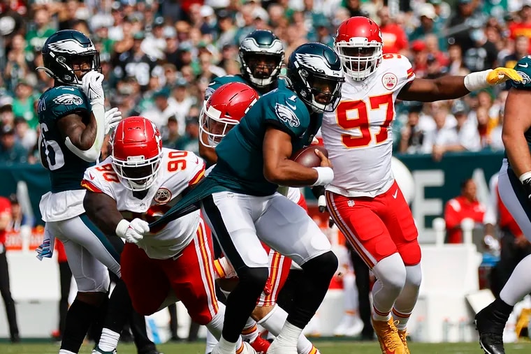 The Eagles Play Better But Fall To The Chiefs 42-30